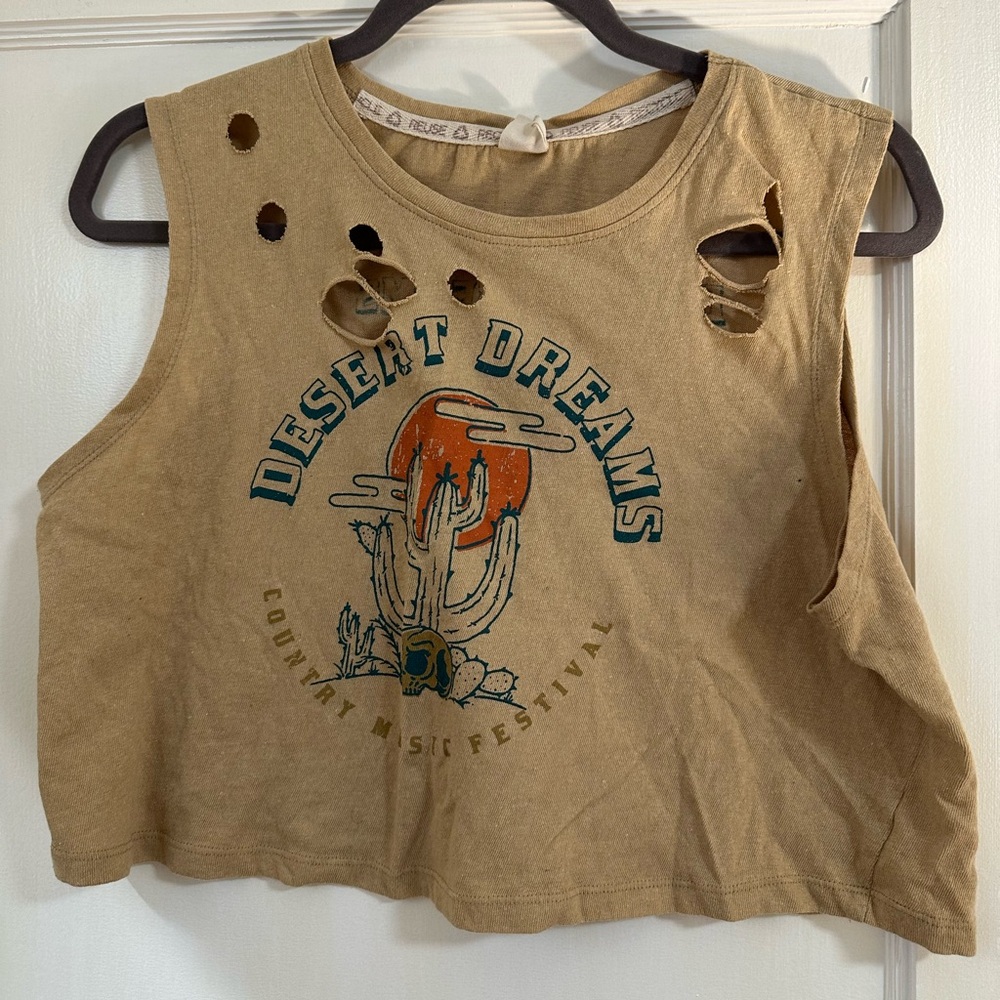 ☁️ Desert dreams crop tank ☁️